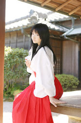 Rule 34 | character request, cosplay, japanese clothes, miko, mizuhara arisa, photo (medium), source request
