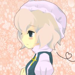 Rule 34 | 1girl, blush, female focus, hat, letty whiterock, lowres, short hair, solo, tears, touhou