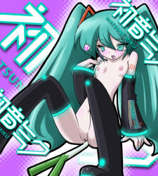 Rule 34 | breasts, hatsune miku, nude, pussy, smile, vocaloid