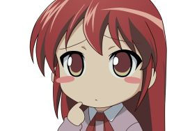 Rule 34 | 00s, blush, chibi, highres, red hair, shakugan no shana, shakugan no shana-tan, shana, shana-tan, transparent background, vector trace