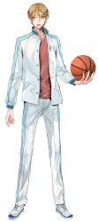 Rule 34 | 1boy, ball, basketball, basketball (object), blonde hair, hachini, kise ryouta, kuroko no basuke, male focus, solo, yellow eyes