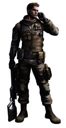 Rule 34 | 1boy, boots, brown hair, cross-laced footwear, full body, gloves, gun, highres, lace-up boots, male focus, marksman, military, piers nivans, resident evil, resident evil 6, scarf, sniper, solo, standing, uniform, weapon