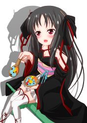 Rule 34 | 1girl, black hair, highres, japanese clothes, kimono, long hair, machine-doll wa kizutsukanai, red eyes, solo, tatsuya (guild plus), yaya (machine-doll)
