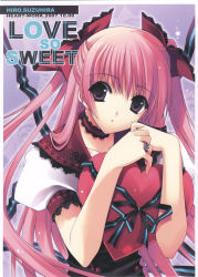 Rule 34 | absurdres, heart, highres, jewelry, lace, pink hair, ribbon, ring, solo, suzuhira hiro