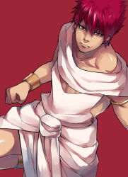 Rule 34 | 1boy, bracelet, jewelry, magi the labyrinth of magic, male focus, masrur, red eyes, red hair, shiromi (ringo), solo