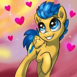 Rule 34 | 1boy, blue eyes, blue hair, cutie mark, flash sentry, heart, highres, hooves, horse, kp-shadowsquirrel, my little pony, my little pony: friendship is magic, pegasus, pony (animal), smile, spiked hair, wings