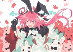 Rule 34 | 10r (tulipano), 1boy, astolfo (fate), astolfo (saber) (fate), astolfo (saber) (third ascension) (fate), black bow, black bowtie, black dress, black gloves, black legwear, black ribbon, blush, border, bow, bowtie, buttons, double v, dress, fang, fate/grand order, fate (series), frills, gloves, hair between eyes, hair bow, hair intakes, hair ribbon, heart, heart in mouth, juliet sleeves, layered skirt, long hair, long sleeves, looking at viewer, low twintails, male focus, multicolored hair, pink background, pink hair, puffy sleeves, purple eyes, ribbon, skin fang, skirt, solo, streaked hair, trap, twintails, v, white border, white hair, white skirt, wide sleeves, wing collar
