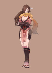 Rule 34 | 1girl, absurdres, breasts, cleavage, fire emblem, fire emblem fates, hair over one eye, highres, kagero (fire emblem), large breasts, long hair, nintendo