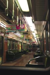 Rule 34 | empty, highres, japan, lights, night, photo (medium), tagme, train