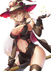 Rule 34 | 1girl, absurdres, armpits, black cape, black gloves, black thighhighs, blonde hair, bra, bra peek, breasts, broom, broom riding, cape, cleavage, closed mouth, clothing cutout, coin, commentary, cowboy shot, dress, elbow gloves, fang, fang out, gloves, hair between eyes, hand up, hat, highres, large breasts, long hair, looking at viewer, multicolored cape, multicolored clothes, navel, navel cutout, nijisanji, nui sociere, nui sociere (1st costume), partially fingerless gloves, red bra, red cape, shioneko (0202), sidelocks, simple background, single bare shoulder, sitting, skin fang, skindentation, sleeveless, sleeveless dress, smile, solo, thighhighs, torn clothes, torn hat, underbust, underwear, very long hair, virtual youtuber, white background, witch, witch hat, yellow eyes