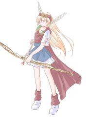 Rule 34 | 1990s (style), akazukin chacha, arrow (projectile), blonde hair, bow, highres, magical princess, standing