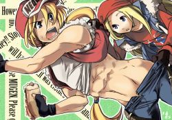 Rule 34 | 2boys, androgynous, angry, arc system works, axl low, bandana, blonde hair, blue eyes, crossover, fatal fury, fur trim, gloves, guilty gear, hat, long hair, male focus, multiple boys, muscular, navel, open mouth, snk, sweatdrop, terry bogard, the king of fighters, undressing, unzipped, yaoi