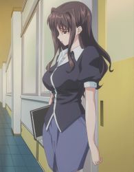 Rule 34 | breasts, brown hair, highres, large breasts, nakamura shiori, rinkan club, stitched, third-party edit