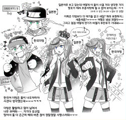 Rule 34 | asuka torajirou, coat, digimon, digimon universe: appli monsters, karan eri, long hair, necktie, shorts, twintails