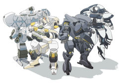 Rule 34 | 03-aaliyah, armored core, armored core: for answer, armored core 4, aspina flight formation team, chibi, everyone, from software, mecha, robot, white glint