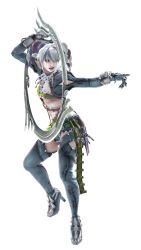 Rule 34 | 1girl, 3d, absurdres, blade, highres, namco, pale skin, soul calibur, soulcalibur, soulcalibur v, tira (soulcalibur), weapon, white hair