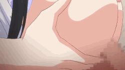 Rule 34 | animated, animated gif, bra, breasts, censored, jitaku keibiin, large breasts, lowres, nipples, paizuri, school uniform, underwear
