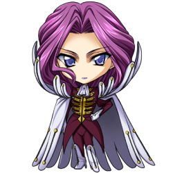 Rule 34 | &gt;:), 00s, 1girl, blue eyes, blush, boots, cape, chibi, code geass, cornelia li britannia, full body, gloves, hand on own hip, looking at viewer, lowres, pink hair, short hair, simple background, smile, solo, standing, thigh boots, thighhighs, v-shaped eyebrows, white background, white footwear, white gloves, yoshida inuhito