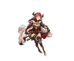 Rule 34 | 10s, 1girl, animal ears, animal print, armor, armored boots, belt, bikini, bikini top only, boots, breasts, cape, cleavage, draph, earrings, full body, gauntlets, gloves, granblue fantasy, hood, hood down, horns, jewelry, knee boots, large breasts, leopard print, leotard, minaba hideo, official art, pink hair, red eyes, solo, sturm (granblue fantasy), swimsuit, sword, transparent background, weapon
