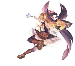Rule 34 | 1girl, breasts, brown footwear, dress, female focus, full body, gloves, hair between eyes, hairband, hat, highres, holding, holding staff, holding weapon, little witch nobeta, long hair, nobeta, official art, purple thighhighs, red eyes, scepter, sideboob, simple background, small breasts, solo, staff, thighhighs, transparent background, weapon, white gloves, witch, witch hat, zettai ryouiki