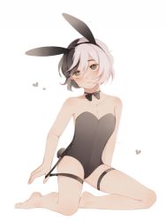 Rule 34 | 1other, bow, bowtie, bungou stray dogs, multicolored hair, rabbit ears, rabbit tail, yumeno kyuusaku, yumeno kyuusaku (bungou stray dogs)