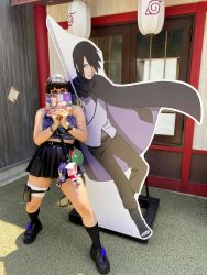 Rule 34 | cardboard figure, highres, naruto (series), naruto shippuuden, otaku, photo (medium), stuffed toy, tagme, uchiha sasuke
