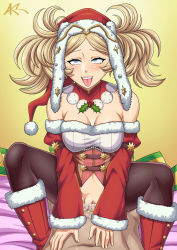 Rule 34 | 10s, 1girl, ahegao, akazai, blonde hair, blue eyes, bottomless, breasts, clothed sex, cum, cum in pussy, dress, fire emblem, fire emblem awakening, fire emblem heroes, girl on top, happy sex, hat, highres, lissa (fire emblem), medium breasts, nintendo, open mouth, pov, pussy, santa hat, sex, shiny skin, sleeveless, sleeveless dress, spread legs, straddling, twintails, uncensored, vaginal