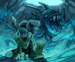 Rule 34 | battle, claws, fighting, furry, ice, monster, pixiv fantasia, rabbit, rikose