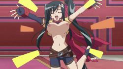 Rule 34 | animated, animated gif, bouncing breasts, breasts, breasts out, kan&#039;u (koihime musou), koihime musou, large breasts, nipples