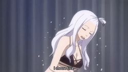 Rule 34 | 2girls, animated, animated gif, armor, ass, ass focus, bikini, breasts, brown eyes, butt crack, cleavage, curvy, erza scarlet, fairy tail, hair over one eye, long hair, mirajane strauss, multiple girls, panties, red hair, smile, swimsuit, tattoo, underwear, white hair