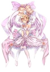 Rule 34 | 1girl, angel wings, artist name, artist request, back bow, bare shoulders, bell, bow, breasts, cherry blossoms, choker, cleavage, collarbone, dress, earrings, closed eyes, female focus, flower, full body, gloves, hair between eyes, hair flower, hair ornament, high heels, highres, holding, holding microphone, hoshizora rin, jewelry, looking at viewer, love live!, love live! school idol festival, love live! school idol project, love wing bell, love wing bell (love live!), microphone, miniskirt, orange flower, orange hair, parted lips, pink bow, pink footwear, pink high heels, pink skirt, plaid, plaid dress, plaid skirt, pleated, pleated dress, pleated skirt, pom pom (clothes), pom pom hair ornament, short dress, short hair, skirt, sleeveless, sleeveless dress, small breasts, smile, solo, strapless, strapless dress, veil, wedding dress, white background, white choker, white dress, white gloves, white legwear, white skirt, white veil, white wrist cuffs, wings, wrist cuffs, yellow flower