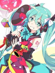 Rule 34 | 1girl, aqua eyes, aqua hair, blue bow, blue bowtie, bow, bowtie, breasts, bright pupils, detached sleeves, dress, hair between eyes, hatsune miku, headphones, headset, ixy, long hair, looking at viewer, megaphone, number tattoo, ribbon, shoulder tattoo, sleeveless, solo, tagme, tattoo, twintails, very long hair, vocaloid