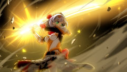 Rule 34 | 1girl, armor, armored boots, armored dress, belt, blunt bangs, boots, braid, chest armor, claymore (sword), commentary request, fighting stance, flower, gauntlets, genshin impact, glowing, glowing sword, glowing weapon, greatsword, green eyes, grey hair, hair flower, hair ornament, highres, holding, holding sword, holding weapon, long sleeves, maid, maid headdress, noelle (genshin impact), nopparuj got, red flower, red rose, rose, short hair, sidelocks, single braid, solo, sword, weapon, wind
