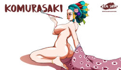 Rule 34 | 1girl, ass, breasts, kouzuki hiyori, nipples, nude, one piece, undressing