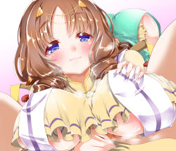 Rule 34 | 1boy, 1girl, ainu clothes, all fours, animal ears, aquaplus, ass, bent over, blue eyes, blush, grabbing another&#039;s breast, breasts, breath, brown hair, cleavage, cleavage cutout, closed mouth, clothing cutout, commission, cum, cum on clothes, curly hair, ejaculation, ejaculation between breasts, fumirul, grabbing, grabbing own breast, hair ornament, hetero, hip vent, huge ass, jewelry, large breasts, lips, looking at viewer, medium hair, momari0, paizuri, paizuri under clothes, parted bangs, penis, pov, raised eyebrows, shiny clothes, shiny skin, sidelocks, skeb commission, skindentation, smile, smug, spread legs, steaming body, testicles, thighs, uncensored, underboob, utawarerumono, utawarerumono: futari no hakuoro