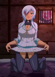 Rule 34 | anime screenshot, breasts, dark skin, hyakka ryouran samurai girls, large breasts, skirt, tagme, yagyuu gisen