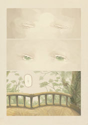 Rule 34 | comic, closed eyes, green eyes, leaf, narumi arata, original, silent comic, tagme