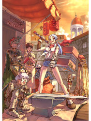 Rule 34 | 4boys, 4girls, :q, acolyte (ragnarok online), animal ears, anvil, armor, assassin (ragnarok online), belt, blacksmith, blacksmith (ragnarok online), blue eyes, blue hair, boots, breasts, brown eyes, brown hair, cape, cat ears, cigarette, closed eyes, cloud, crossed arms, denim, denim shorts, dress, earrings, fingerless gloves, front-tie top, glasses, gloves, grin, hair ornament, hammer, huge weapon, in-universe location, jewelry, kafra uniform, knight (ragnarok online), lantern, long hair, midriff, multiple boys, multiple girls, myung-jin lee, novice (ragnarok online), official art, own hands clasped, own hands together, paper lantern, pointing, poring, ragnarok online, red hair, scarf, seeing stars, short hair, shorts, sky, smile, smoking, star (symbol), sunglasses, sword, tears, tongue, tongue out, twintails, underboob, weapon, white hair, wizard, wizard (ragnarok online)