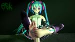 Rule 34 | 1girl, 3d, animated, barefoot, blue nails, blush, erection, esk, feet, footjob, hatsune miku, looping animation, nail polish, naughty face, penis, pov, toes, uncensored, video, vocaloid, video