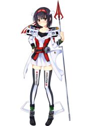 Rule 34 | 1girl, black footwear, black hair, blush, brown eyes, dress, engine, full body, game cg, headband, headlight, holding, holding polearm, holding weapon, long sleeves, mitsubishi lancer evolution iv (syanago collection), mitsubishi motors, multicolored clothes, multicolored dress, official art, pleated dress, polearm, ralliart, smile, solo, spear, spoiler (automobile), striped clothes, striped thighhighs, syanago collection, thighhighs, transparent background, turbocharger, unasaka ryou, vertical-striped clothes, vertical-striped thighhighs, weapon, white dress