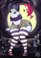 Rule 34 | 1girl, absurdres, bendacriss, highres, skullgirls, solo, squigly (skullgirls), thick thighs, thighs, wide hips, zombie