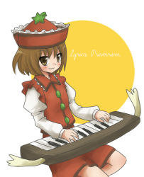 Rule 34 | 1girl, female focus, hat, instrument, keyboard, keyboard (instrument), kiji (manekinuko-tei), lyrica prismriver, solo, touhou