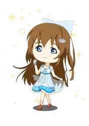 Rule 34 | 1girl, absurdres, anata no risou no heroine, aqua bow, aqua eyes, arm garter, arm ribbon, artist name, artist request, bare legs, bare shoulders, barefoot sandals (jewelry), blue bow, blue eyes, blush, bow, bracelet, breasts, brown footwear, brown hair, chibi, cleavage, collarbone, cross-laced clothes, cross-laced dress, dress, dress bow, drop earrings, earrings, feet, female focus, flower, flower bracelet, frilled dress, frilled straps, frills, full body, gladiator sandals, hair between eyes, hair bow, hair ornament, hairclip, half updo, halter dress, halterneck, highres, holding, holding , holding clothes, holding skirt, jewelry, long hair, looking at viewer, love live!, love live! nijigasaki high school idol club, love live! school idol festival, miniskirt, necklace, osaka shizuku, parted lips, pearl bracelet, pearl hair ornament, pearl necklace, pink flower, pink rose, plaid, plaid dress, plaid skirt, pleated, pleated dress, pleated skirt, ponytail, purple flower, purple rose, ribbon, rose, sandals, short sleeves, skirt, small breasts, smile, solo, sparkle, standing, star (symbol), star hair ornament, striped clothes, striped dress, striped skirt, toeless footwear, vertical-striped clothes, vertical-striped dress, vertical-striped skirt, white bow, white dress, white ribbon, white skirt, wrist ribbon