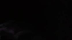 Rule 34 | 1girl, animated, anime screenshot, black hair, breasts, brushing hair, choker, cleavage, hairband, highres, inuyasha, katana, kneeling, large breasts, lipstick, looking at viewer, makeup, no bra, revealing clothes, sakasagami no yura, shaded face, short hair, skull, sky, smile, sound, stretching, sword, talking, video, weapon