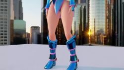 Rule 34 | 1girl, 3d, alternate breast size, animated, artist request, ass, ass shake, audible music, bare legs, bare shoulders, blonde hair, blue footwear, blush stickers, boots, bouncing breasts, breasts, cameltoe, city, cleavage, close-up, curvy, dancing, dark magician girl, duel monster, full body, hat, highleg, highleg leotard, jiggle, large breasts, leotard, leotard under clothes, long hair, looking at viewer, magical girl, mikumikudance (medium), night, night sky, open mouth, shiny skin, skirt, sky, smile, solo, sound, twerking, upskirt, video, view between legs, wizard hat, yu-gi-oh!, yu-gi-oh! duel monsters