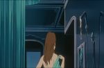 1980s_(style) animated bathrobe black_eyes brown_hair dressing long_hair lupin_iii mine_fujiko nude oldschool video video