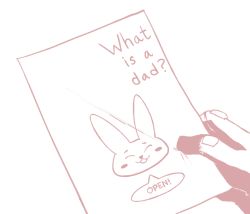 Rule 34 | blush, comic, english text, gloves, holding, holding paper, letter, monochrome, open mouth, overwatch, overwatch 1, paper, rabbit, sally (luna-arts), simple background, smile, soldier: 76 (overwatch), text focus, white background
