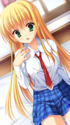 Rule 34 | blonde hair, highres, kanemoto akari, kobuichi, noble works, school uniform