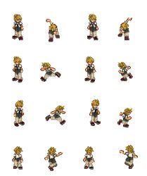 Rule 34 | 1boy, blonde hair, blue eyes, character sheet, kingdom hearts, lowres, male focus, roxas, simple background, solo, spiked hair