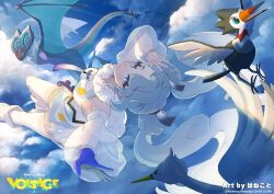 Rule 34 | 1girl, creatures (company), flying miku (project voltage), game freak, hanekoto, hatsune miku, nintendo, pokemon, pokemon (creature), project voltage, second-party source, vocaloid